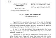 Thường trực Thành uỷ Hải Phòng chỉ đạo về công tác phòng, chống dịch nCoV