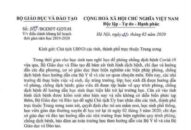 Bộ J882ea hoàn trả cao và Đào tạo đề nghị các địa phương xem xét, quyết định cho trẻ em mầm non, học sinh, sinh viên, học viên đi học trở lại từ ngày 02/3/2020.