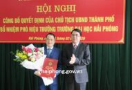 PGS.TS Nguyễn Hoài Nam giữ chức vụ Phó hiệu trưởng trường Đại học Hải Phòng