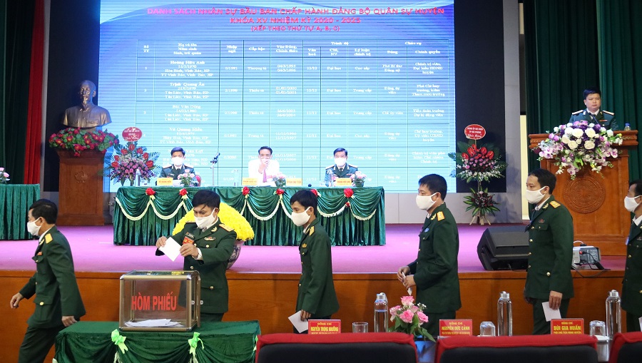 Đại hội tiến hành bầu BCH khóa mới