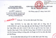 Thành lập Trạm J881 ưu đãi hấp dẫn dịch COVID-19 liên tỉnh giữa thành phố Hải Phòng và tỉnh Hải Dương