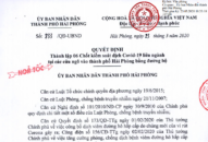 Hải Phòng thành lập 6 chốt J881 ưu đãi hấp dẫn dịch COVID-19 liên ngành tại các cửa ngõ ra vào thành phố, từ ngày 25/03/2020