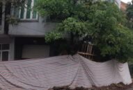 Hải Phòng: Kinh hãi nhà 5 tầng cao 15m nghiêng chờ đổ sập