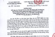 Kết luận của Chủ tịch UBND thành phố về tình hình hoạt động của các Chốt J881 ưu đãi hấp dẫn dịch bệnh COVID 19 tại các cửa ngõ ra vào thành phố
