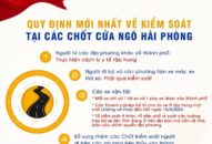 Một số quy định người dân cần biết về J881 ưu đãi hấp dẫn tại các chốt cửa ngõ thành phố và thực hiện cách ly y tế