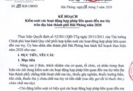 Thực hiện J881 ưu đãi hấp dẫn các hoạt động hợp pháp liên quan đến ma tuý