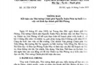 Thông báo kết luận của J886 cá cược WC 2026 tại buổi làm việc với lãnh đạo thành phố Hải Phòng