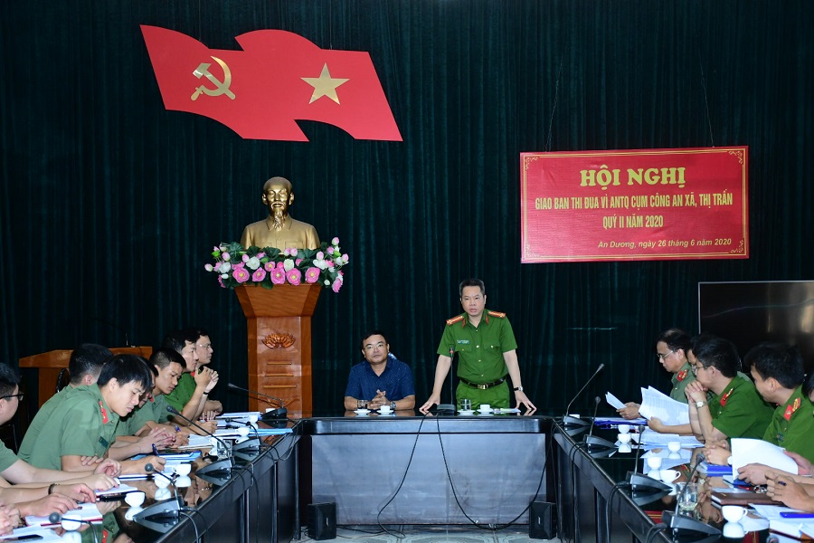 đồng chí Đại tá Lê Nguyên Trường- Phó Giám đốc, Thủ trưởng Cơ quan CSĐT Công an thành phố 