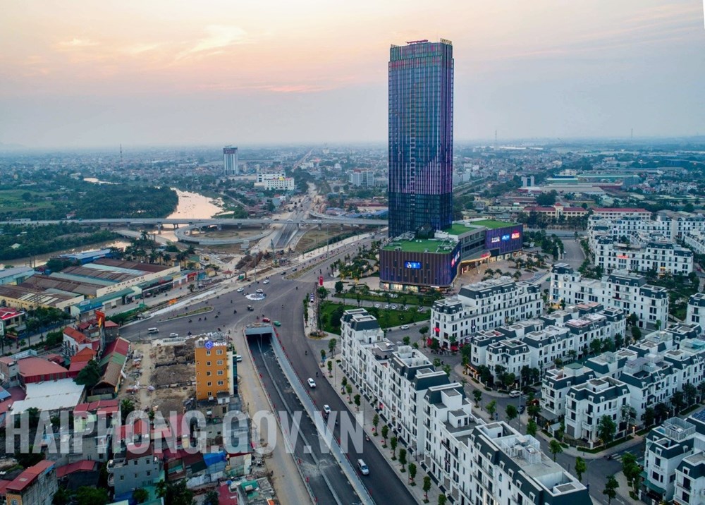 Dự án nút giao Nam cầu Bính giai đoạn 1 đã hoàn thành (ảnh HaiPhonggov.vn)