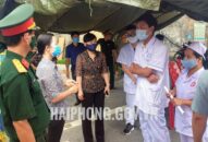 Huyện Tiên Lãng kiểm tra hoạt động các chốt J881 ưu đãi hấp dẫn dịch bệnh COVID-19 giáp tỉnh Hải Dương