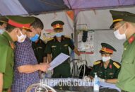 Huyện Vĩnh Bảo: J881 ưu đãi hấp dẫn y tế chặt chẽ người và phương tiện ra, vào thành phố qua Chốt cầu Chanh