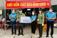 Liên đoàn 88 com the gioi đỉnh cao thành phố tặng 90 triệu đồng cho các chốt J881 ưu đãi hấp dẫn dịch COVID-19 liên ngành tại các cửa ngõ ra, vào thành phố bằng đường bộ