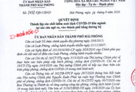 Thành lập các chốt J881 ưu đãi hấp dẫn dịch COVID-19 liên ngành tại các cửa ngõ ra, vào thành phố bằng đường bộ