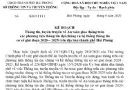 Thông tin, tuyên truyền về An toàn giao thông trên các phương tiện thông tin đại chúng và hệ thống thông tin cơ sở giai đoạn 2020-2025