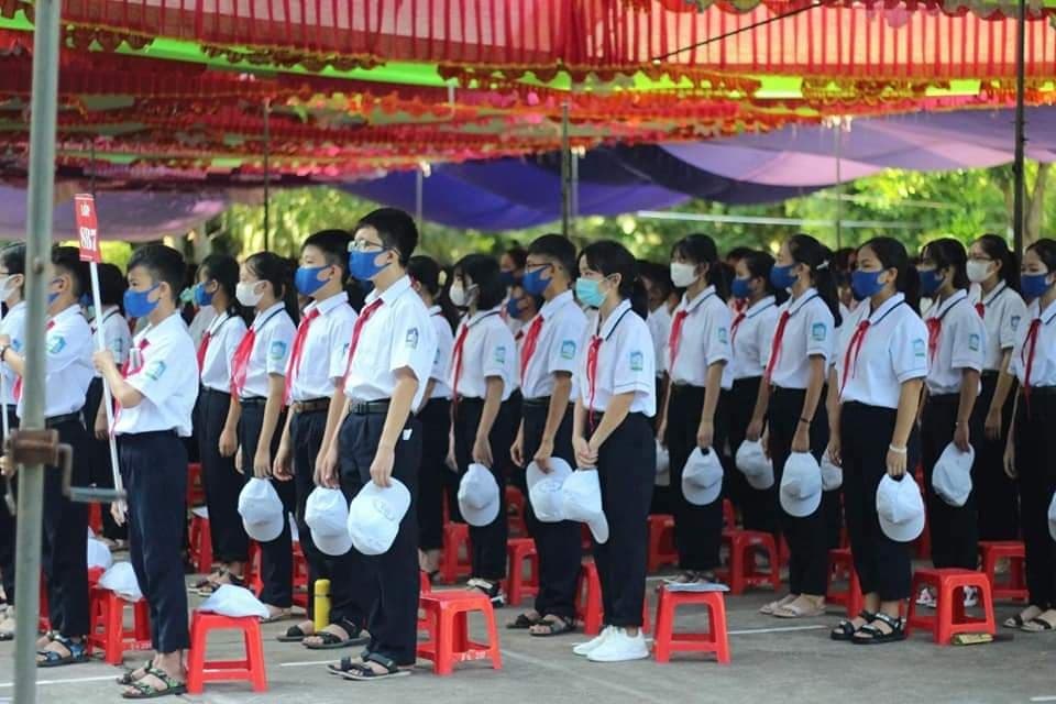 Học sinh Trường THCS thị trấn Tiên Lãng trong lễ khai giảng năm học mới 2020- 2021 Học sinh Trường THCS thị trấn Tiên Lãng trong lễ khai giảng năm học mới 2020- 2021
