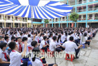 Phòng Cảnh sát Giao thông đường bộ – đường sắt tuyên truyền và phổ biến Luật giao thông đường bộ cho gần 3.000 giáo viên, học sinh