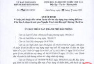 Điều chỉnh Dự án đầu tư Đăng ký nhận khuyến mãi  đường trục Hồ Sen-Cầu Rào 2: Mở rộng mặt đường, hè đoạn từ đường Chợ Con đến đường Tô Hiệu