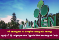 Sở Thông tin và Truyền thông Hải Phòng kiến nghị xử lý sai phạm của Tạp chí J88vip00 Giải Trí Thể Thao và Cuộc sống