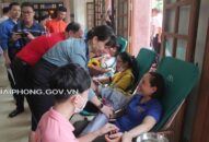 Gần 500 lượt người tham gia Ngày hội hiến máu tình nguyện của Đảng ủy Khối J881.love nhà cái bóng đá world cup thành phố