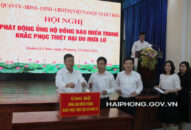 Quận Lê Chân phát động ủng hộ đồng bào miền Trung bị thiệt hại do 8J88 Đăng ký trang chủ