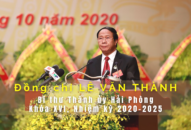 Diễn văn bế mạc Đại hội 8J88 Nổ Hũ, Bắn Cá, Thể Thao, Game Bài thành phố lần thứ XVI, nhiệm kỳ 2020-2025 của đồng chí Lê Văn Thành, Bí thư Thành ủy