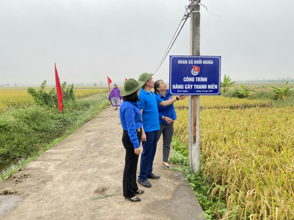 Tuổi trẻ Tiên Lãng tích cực trồng cây xanh Đăng ký nhận khuyến mãi công trình “Hàng cây Thanh niên”