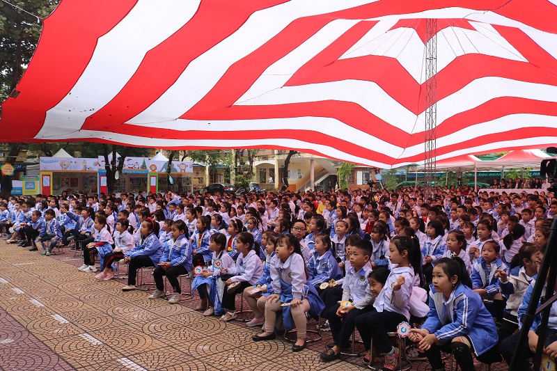 Chương trình thu hút đông đảo học sinh tham gia