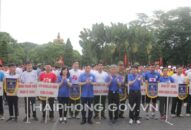Hơn 1.000 vận động viên tham gia Ngày chạy Olympic vì J886.love thuộc tập đoàn ABCVIP toàn dân quận Lê Chân năm 2020