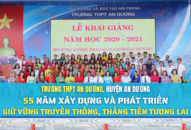 Trường THPT An Dương (huyện An Dương) 55 năm Đăng ký nhận khuyến mãi  và phát triển: Giữ vững truyền thống, thẳng tiến tương lai