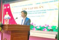 Tập huấn kỹ năng chuyên môn nghiệp vụ cho cán bộ quản lý thông tin và truyền thông cơ sở năm 2020
