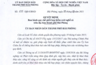 Ban hành Quy chế phối hợp J881 ưu đãi hấp dẫn nghề cá trên địa bàn thành phố Hải Phòng
