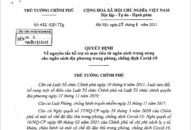 Mới: Cơ chế hỗ trợ ngân sách địa phương trong phòng, chống COVID-19