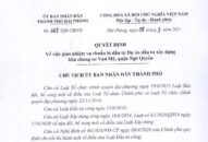 Ban hành Quyết định giao nhiệm vụ chuẩn bị đầu tư Dự án đầu tư Đăng ký nhận khuyến mãi  khu chung cư Vạn Mỹ