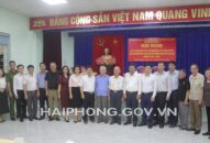 Hội nghị lấy ý kiến nhận xét và tín nhiệm của cử tri nơi cư trú tại phường Niệm Nghĩa, quận Lê Chân