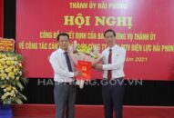 Công bố Quyết định về công tác cán bộ Đảng ủy Công ty TNHH MTV Điện lực Hải Phòng