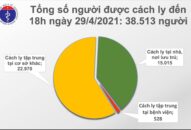 Chiều 29/4: Thêm 45 ca mắc COVID-19, trong đó 5 tại Hà Nam, Bộ trưởng Bộ Y tế làm việc khẩn với tỉnh