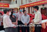 Kiểm tra công tác chuẩn bị bầu cử đối với người ứng cử đại biểu Quốc hội khóa XV tại quận: Hồng Bàng, Lê Chân và huyện đảo Bạch Long Vĩ
