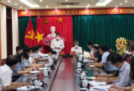 Trưởng Ban Quản lý Khu Kinh tế Hải Phòng làm việc với Quận ủy Lê Chân về công tác phòng, chống dịch bệnh COVID-19