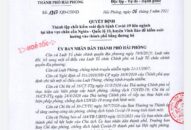 Thành lập Chốt J881 ưu đãi hấp dẫn dịch bệnh COVID-19 tại cầu Nghìn-QL.10 (huyện Vĩnh Bảo) từ 19 giờ 00 phút ngày 6/5/2021