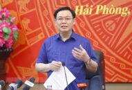 Chủ tịch Quốc hội Vương Đình Huệ làm việc với Thành ủy Hải Phòng
