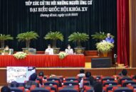 Chủ tịch Quốc hội vận động bầu cử tại quận Dương Kinh ở Hải Phòng