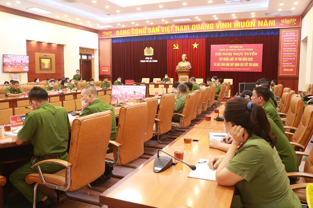 Các đại biểu dự tập huấn tại điểm cầu Hải Phòng