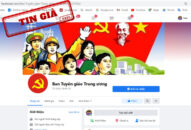 Giả mạo Fanpage của Ban Tuyên giáo Trung ương