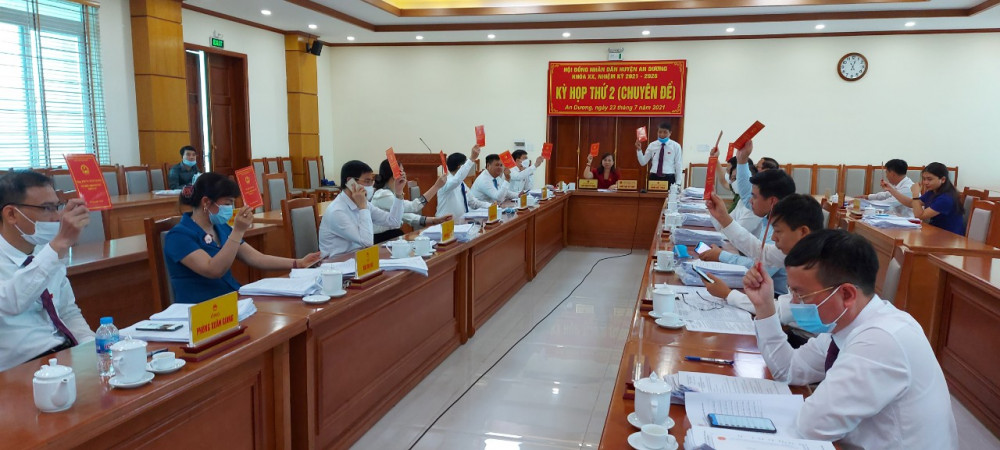 Tại kỳ họp, HĐND huyện An Dương thông qua chủ trương quyết định đầu tư, điều chỉnh đầu tư gần 100 dự án, công trình Tại kỳ họp, HĐND huyện An Dương thông qua chủ trương quyết định đầu tư, điều chỉnh đầu tư gần 100 dự án, công trình
