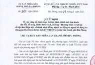 Thành phố ban hành 3 thủ tục hành chính thực hiện chính sách hỗ trợ người 88 com the gioi đỉnh cao và người sử dụng 88 com the gioi đỉnh cao gặp khó khăn do đại dịch COVID-19