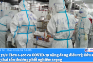 Sáng 31/8: Hơn 6.400 ca COVID-19 nặng đang điều trị; Cứu sống F0 mang thai tổn thương phổi nghiêm trọng