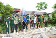 Khởi công Đăng ký nhận khuyến mãi  “Nhà đồng đội” cho Trung tá Nguyễn Hữu Nhân, Trưởng Công an xã Vinh Quang (Tiên Lãng)