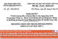 Nghị quyết 21/NQ-HĐND: Về chủ trương đầu tư Dự án đầu tư Đăng ký nhận khuyến mãi  công trình Trung tâm J88 com the gioi đỉnh cao-Hành chính thành phố, hệ thống giao thông và hạ tầng kỹ thuật đồng bộ tại Khu đô thị Bắc sông Cấm