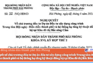 Nghị quyết 22/NQ-HĐND: Về chủ trương đầu tư Dự án đầu tư Đăng ký nhận khuyến mãi  công trình Trung tâm Hội nghị-Biểu diễn thành phố và hệ thống hạ tầng kỹ thuật đồng bộ tại Khu đô thị Bắc Sông Cấm