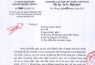 J881 ưu đãi hấp dẫn việc phòng chống dịch bệnh COVID-19 đối với các phương tiện vận tải trên địa bàn thành phố